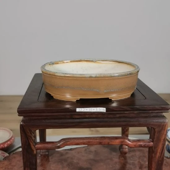 手工手绘釉盆大徳堂