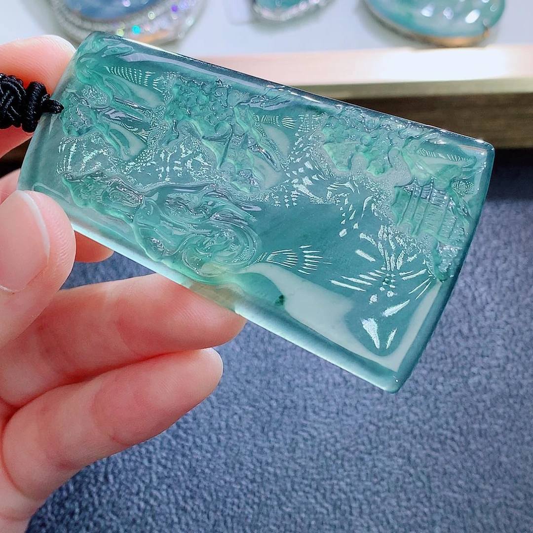 颈饰未镶嵌翡翠翡翠