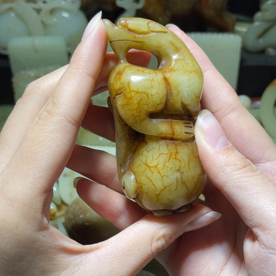 未镶嵌和田玉（糖玉）挂件