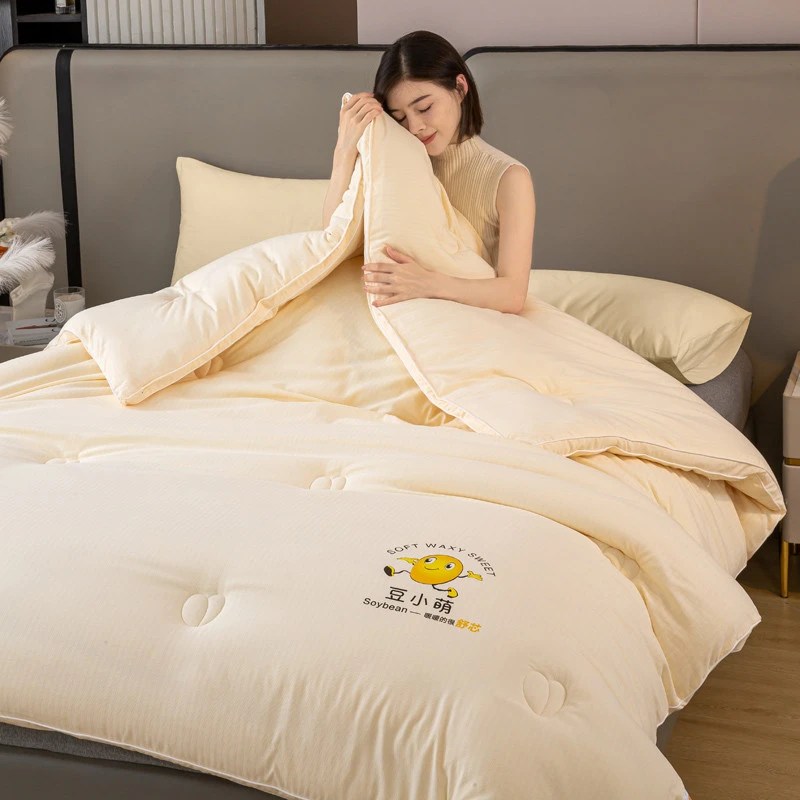 四季被子棉被春秋被单人夏凉被双人冬被加厚保暖子母被二合一被芯