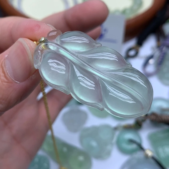 Z***F一物一图，叶子吊坠