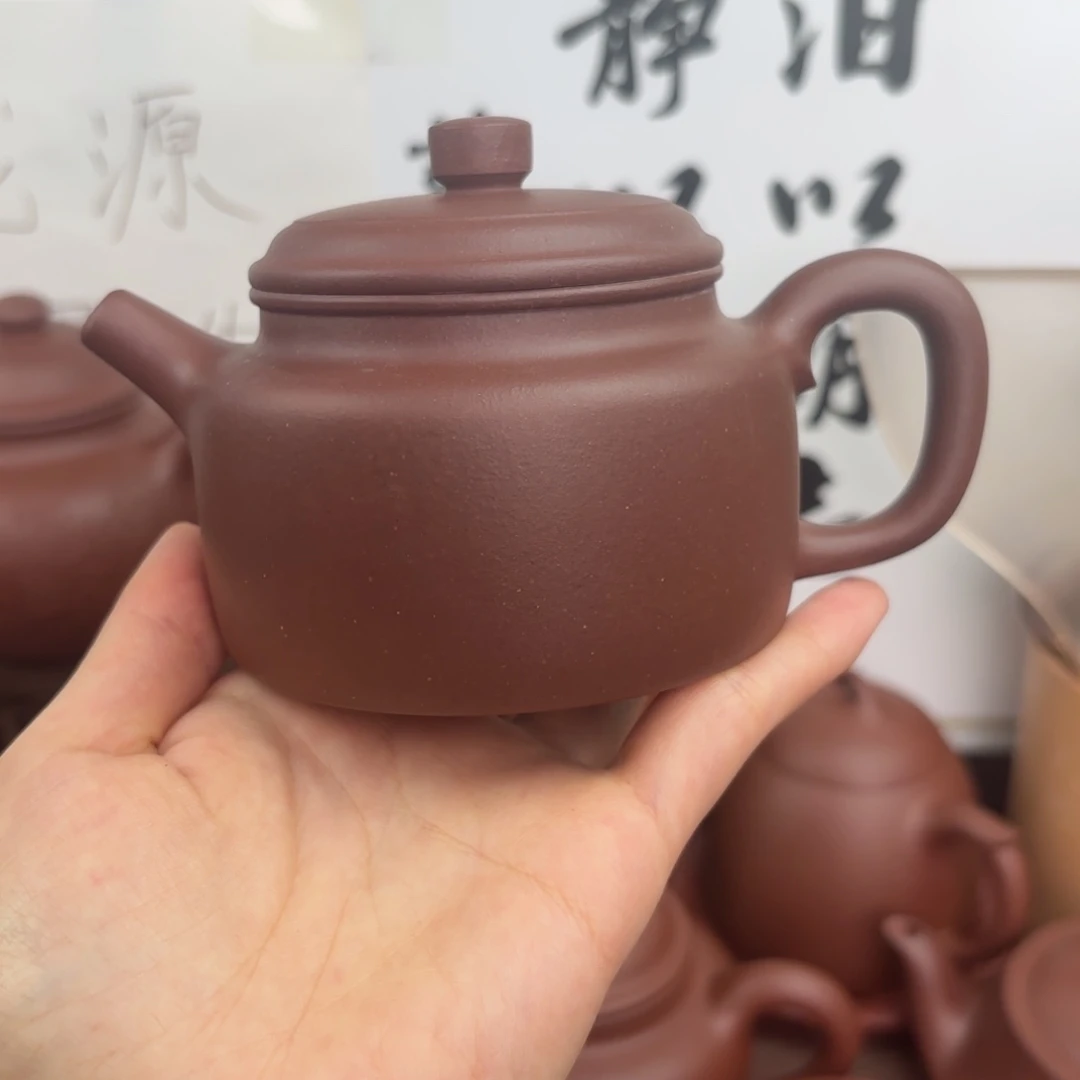 茶壶紫砂微瑕黄龙源  底槽清  德钟  500
