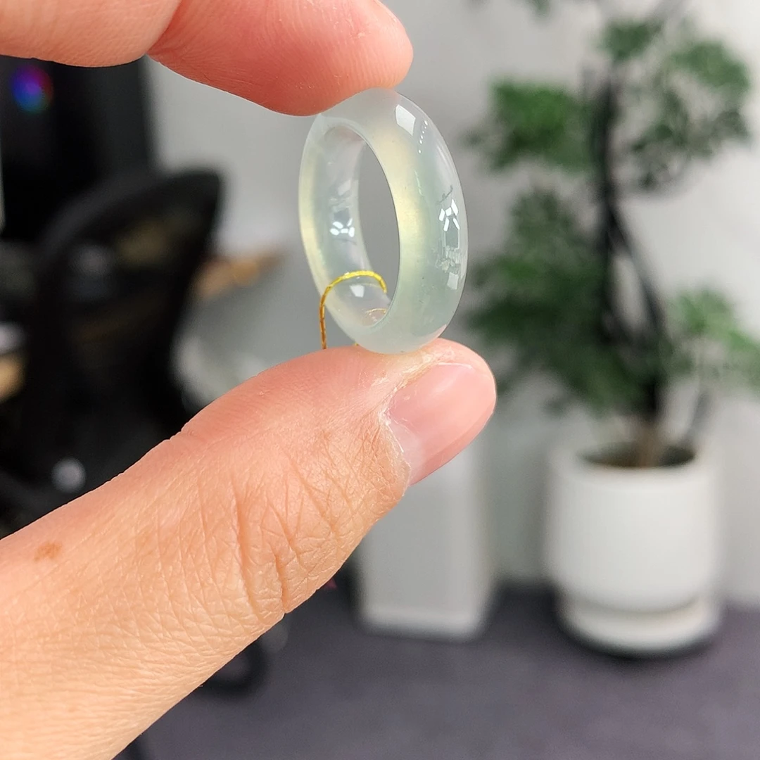 翡翠未镶嵌戒指8号