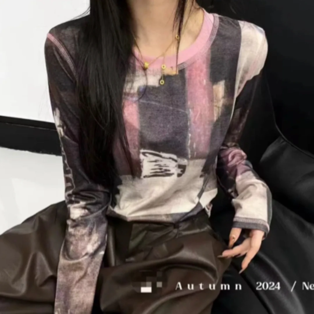 女士88早春新款花打底衫丹姐推荐