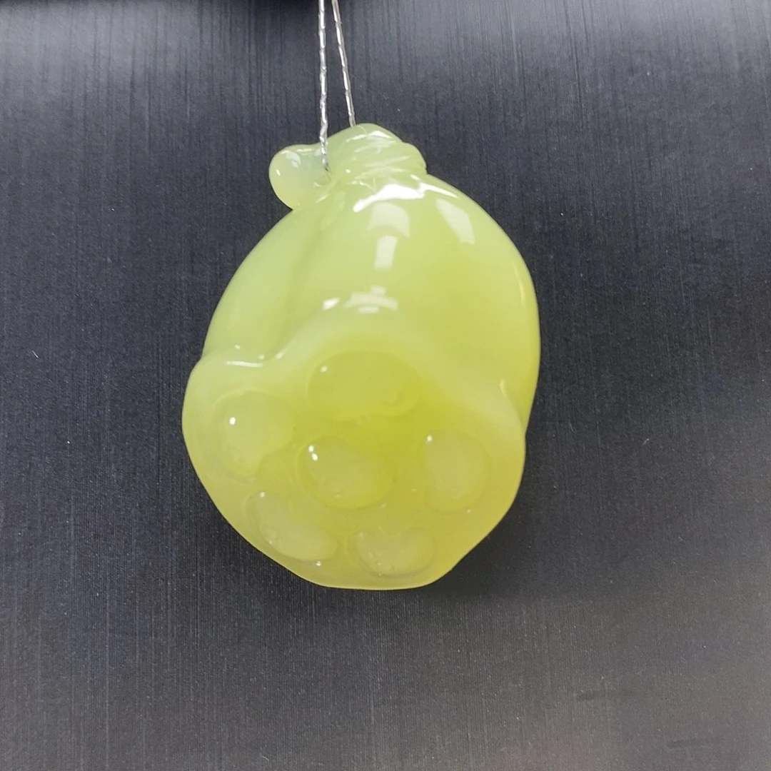 风***道和田玉（黄玉）未镶嵌颈饰