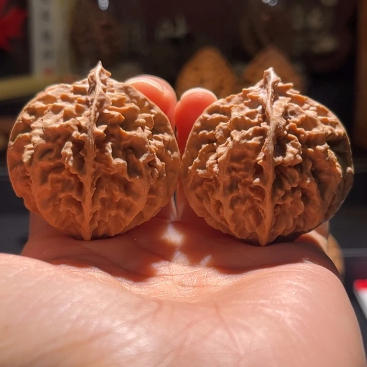 吊坠文玩核桃龙纹灯笼50