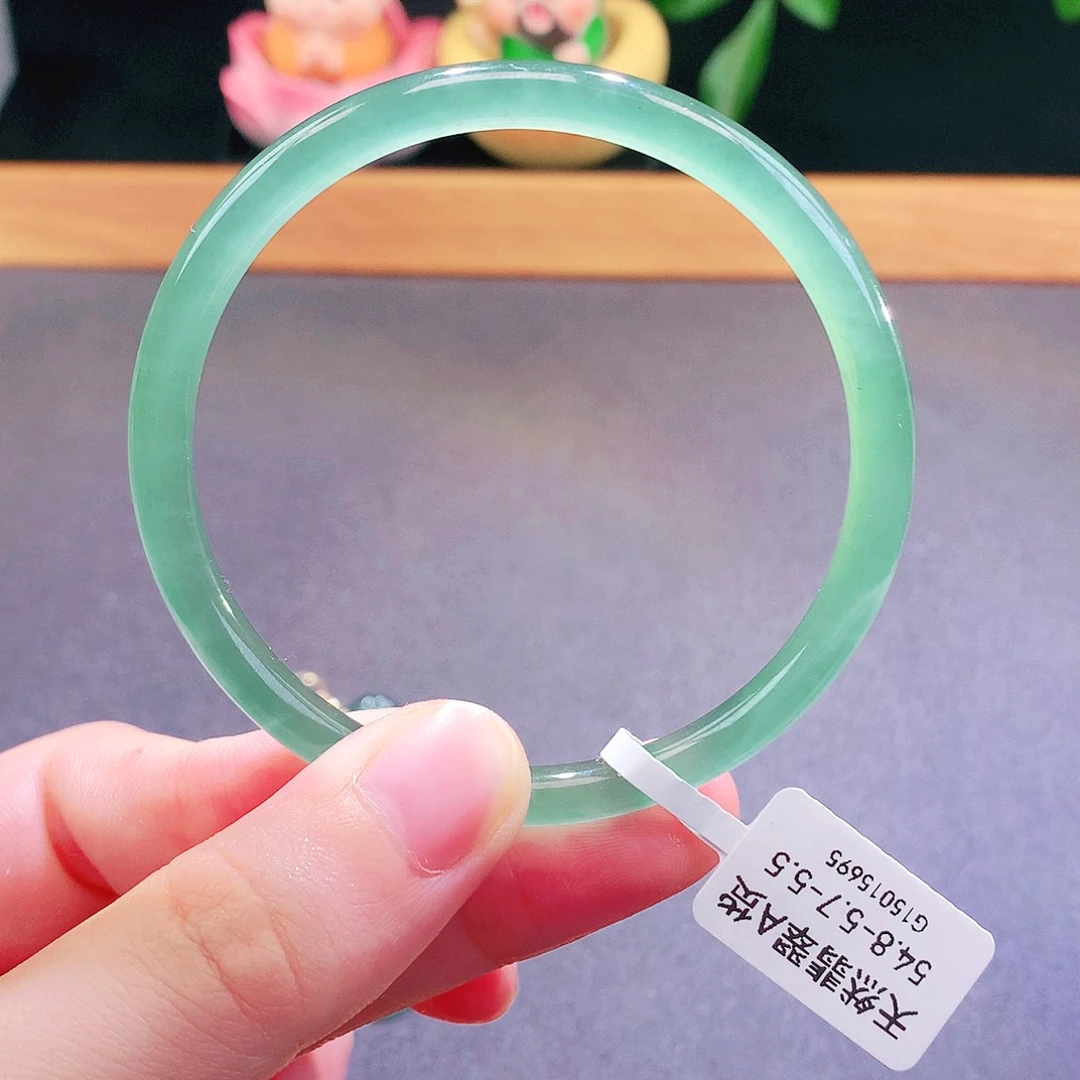 翡翠未镶嵌手镯天然翡翠