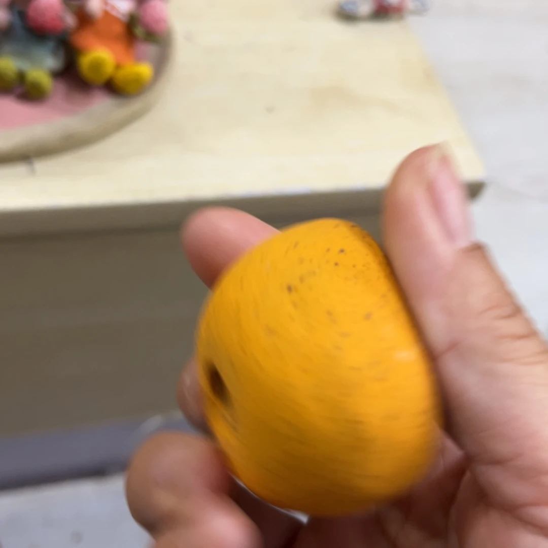 沙***小泥塑古镇炻陶花盆