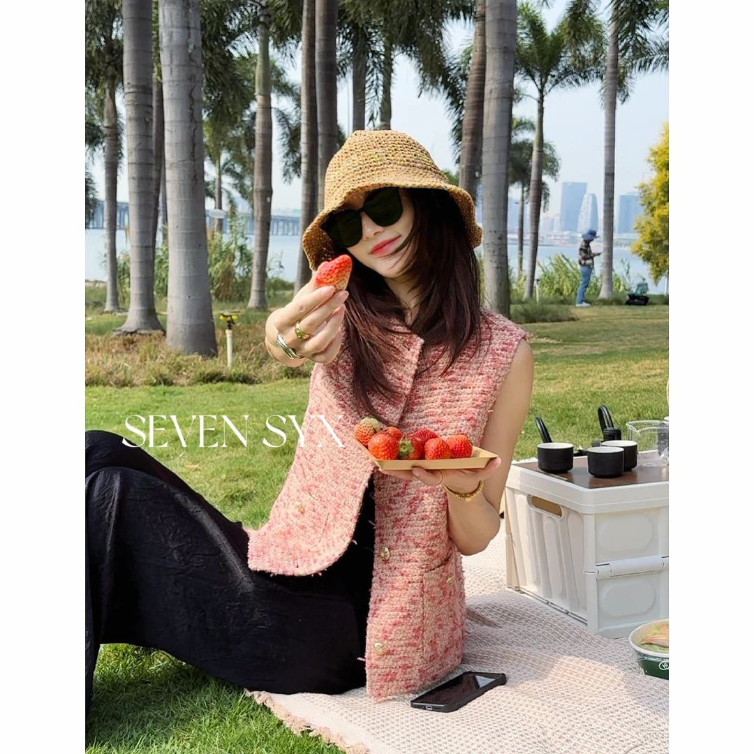 【芝芝莓莓马甲】25新款 春夏 显白 高奢 设计 深圳欧货SE VENSYX