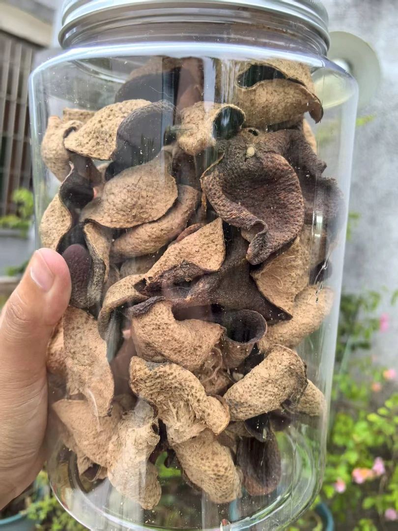 新会老陈皮东甲驳枝大红皮地道生晒煲汤泡茶2017年