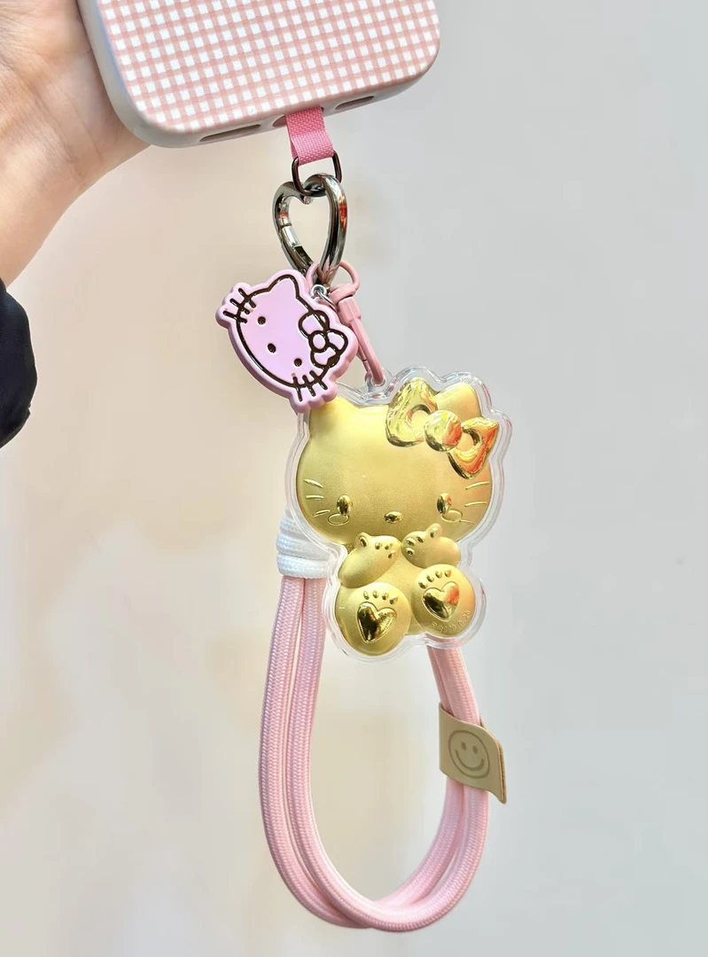 KT猫hello kitty含金礼盒装手机包包挂件