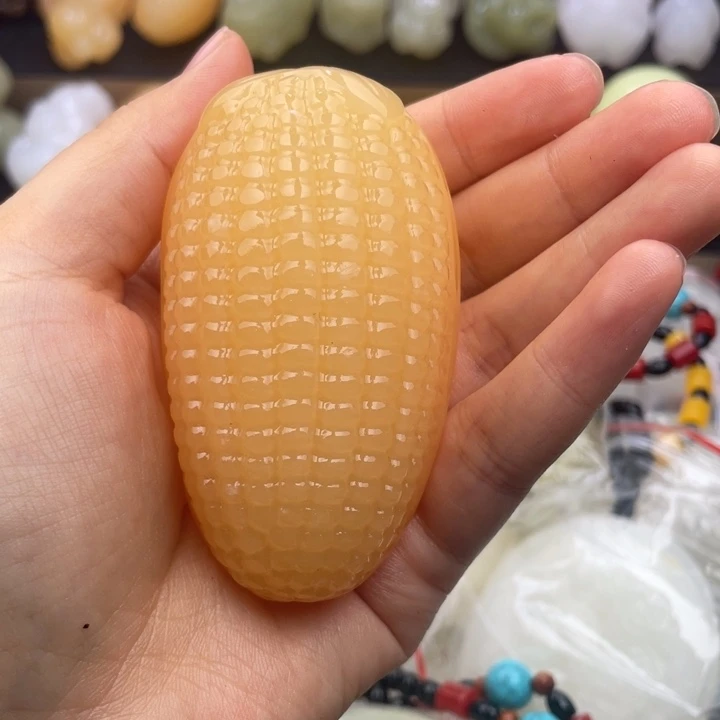 用***3石材天然古青石手把件