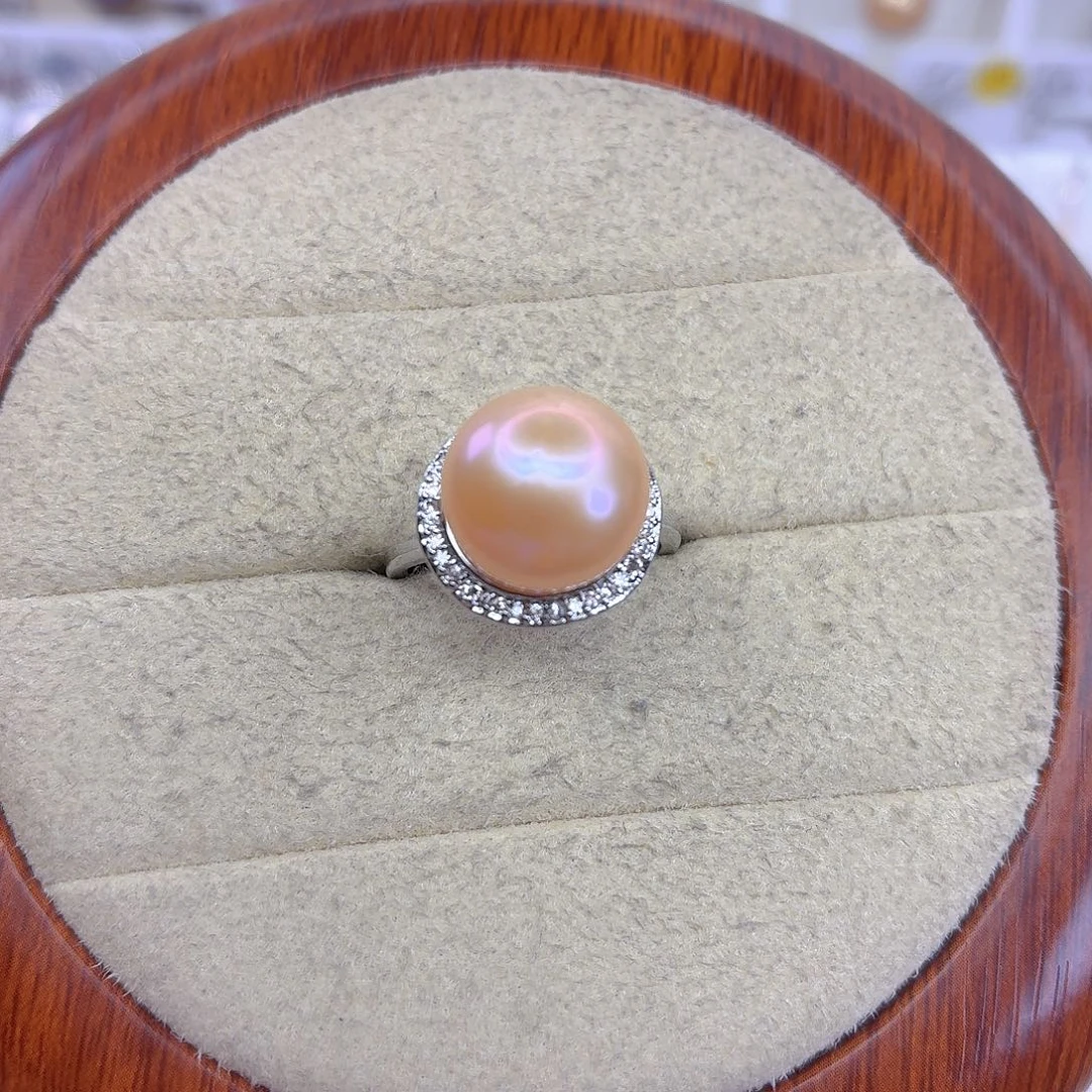 戒指淡水珍珠合金