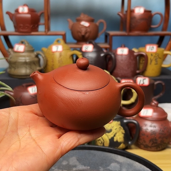 茶壶紫砂微瑕不带证书礼盒150cc