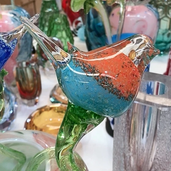 琉璃真****播花瓶高45厘米宽9厘米