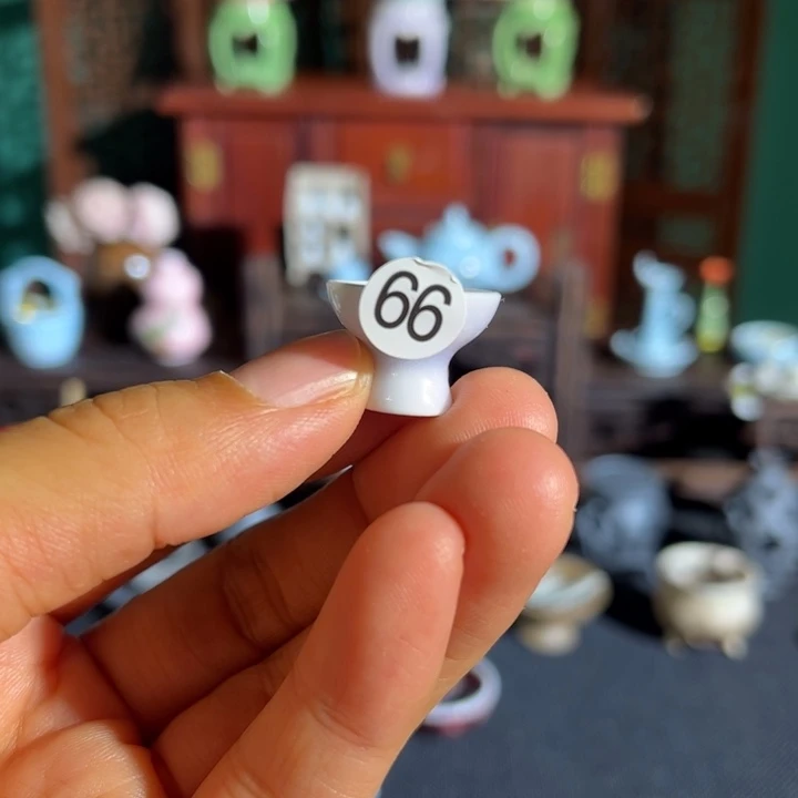 摆件微陶老王迷你花瓶