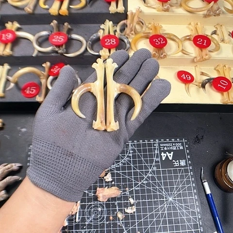 鸡骨（鸡脚）手串/手链你****啊