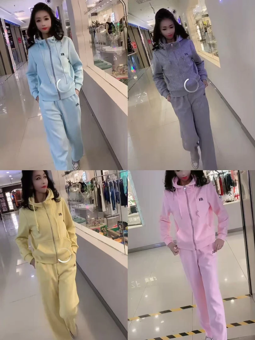 （平角直筒）118刺绣减龄套裤（上衣+裤）