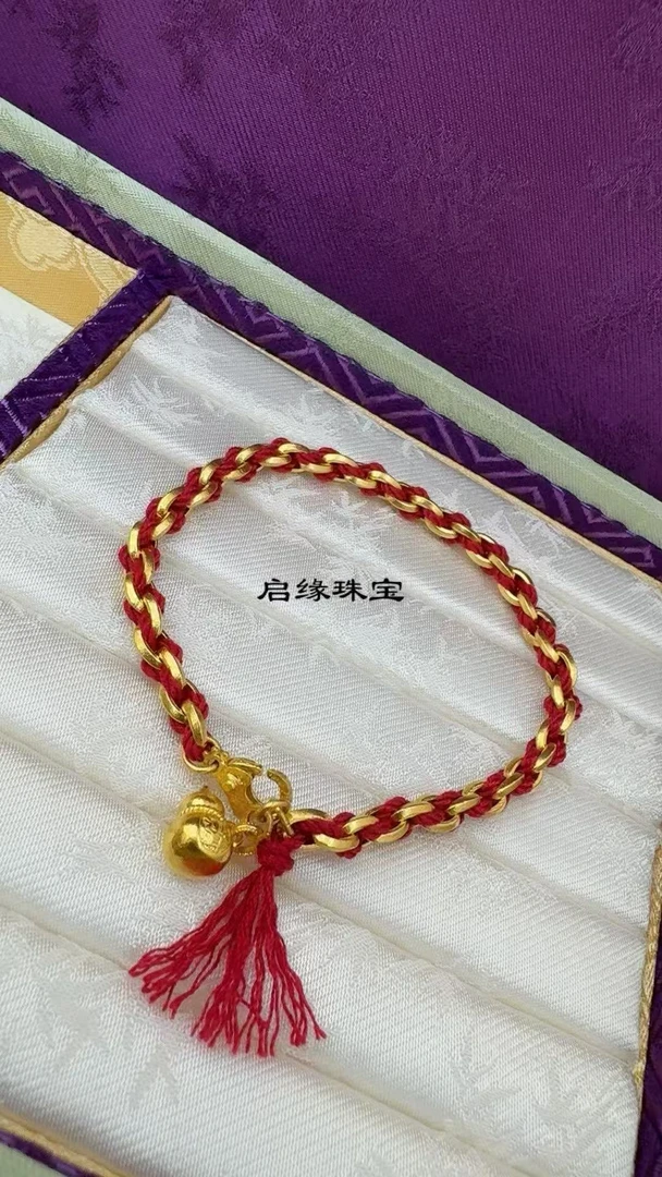 足金福禄太角手链
