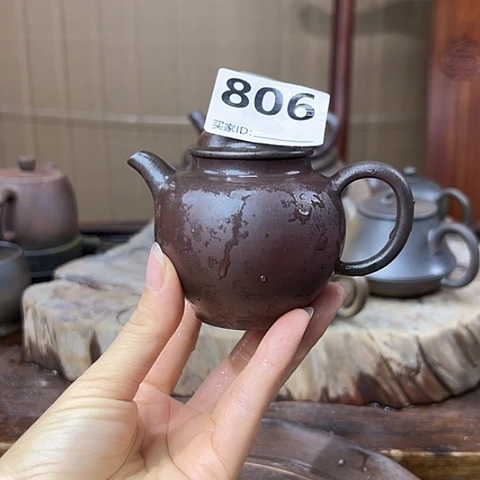 戬谷龙窑坭兴柴烧壶806