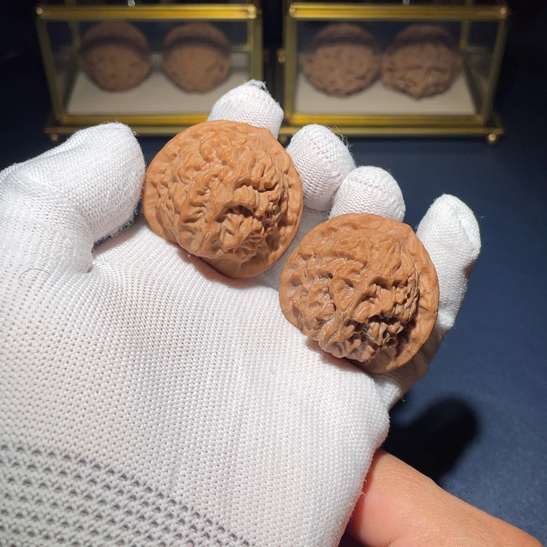 把件文玩核桃40瓷娃娃