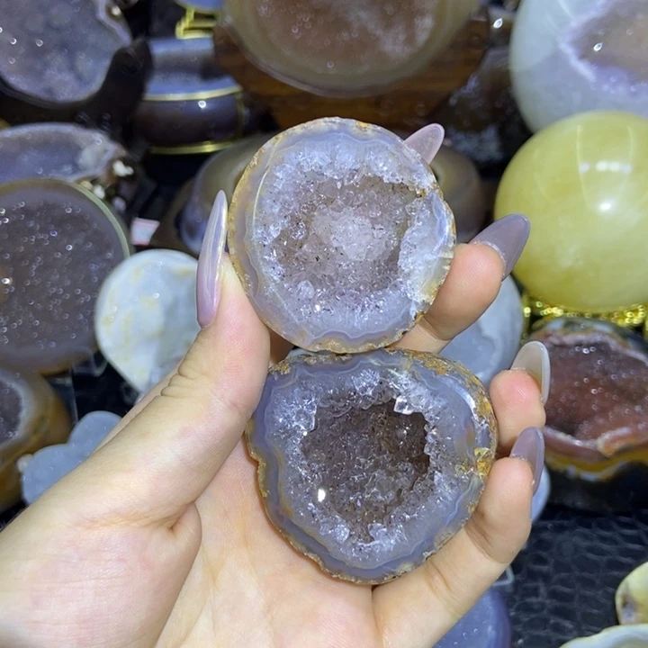 未镶嵌珠宝半成品水晶聚宝盆