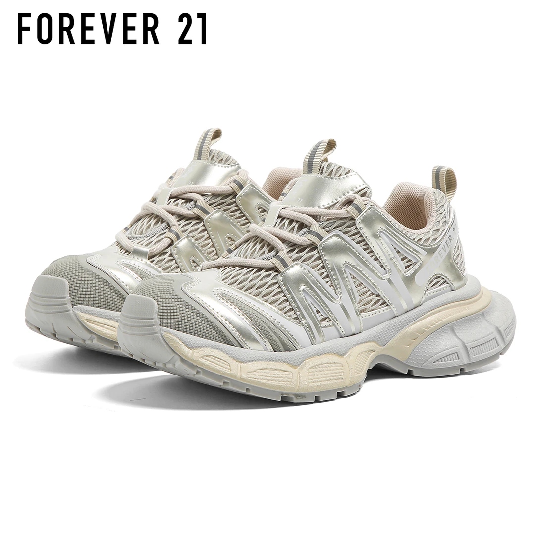 F21老爹鞋女2025软厚底女鞋增高轻便百搭休闲学生运动鞋