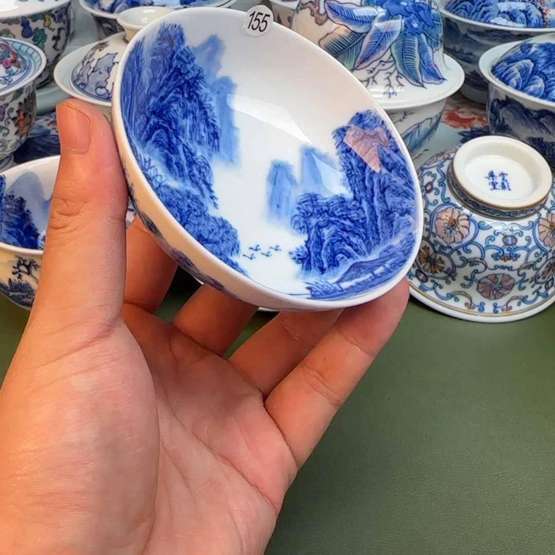 彦祖纯手工手绘茶具155