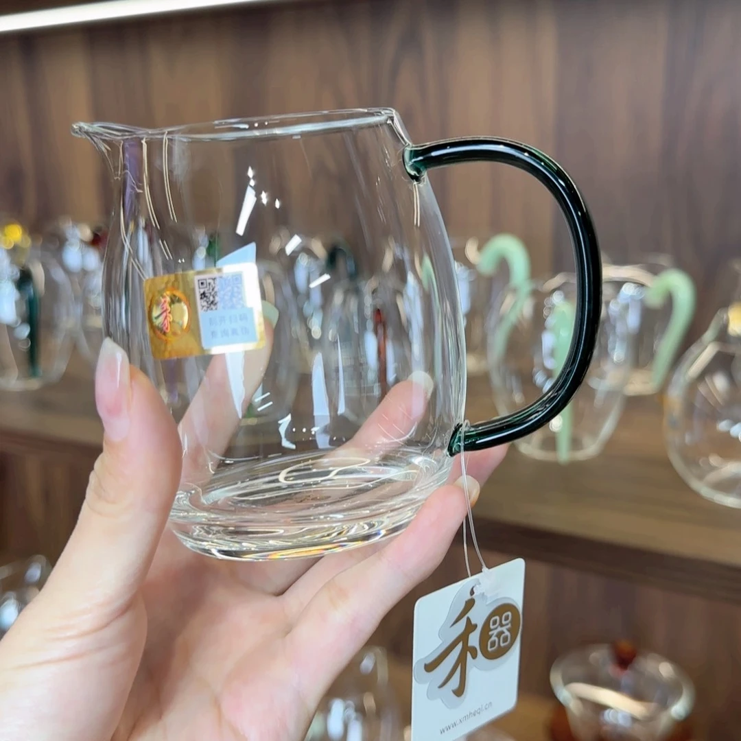 澄然墨绿色公道杯