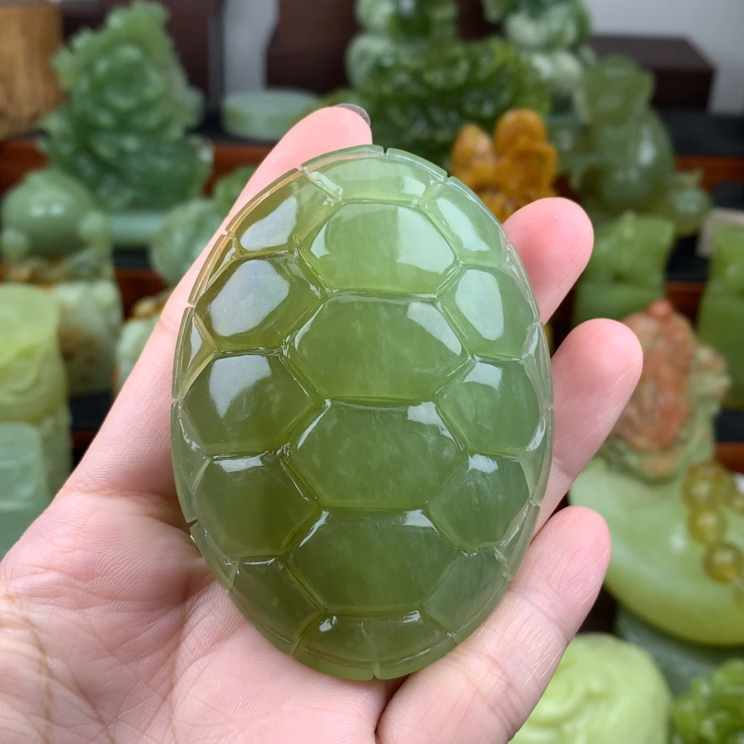 岫玉未镶嵌手把件