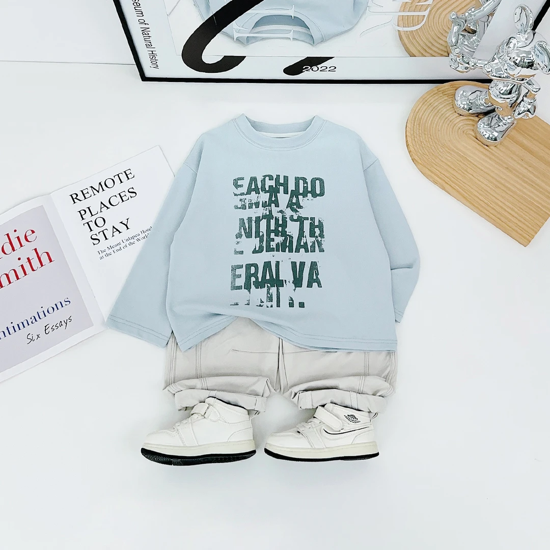 男童长袖T恤2025新款秋装儿童春秋打底衫 UTT65607 悠悠童话童装