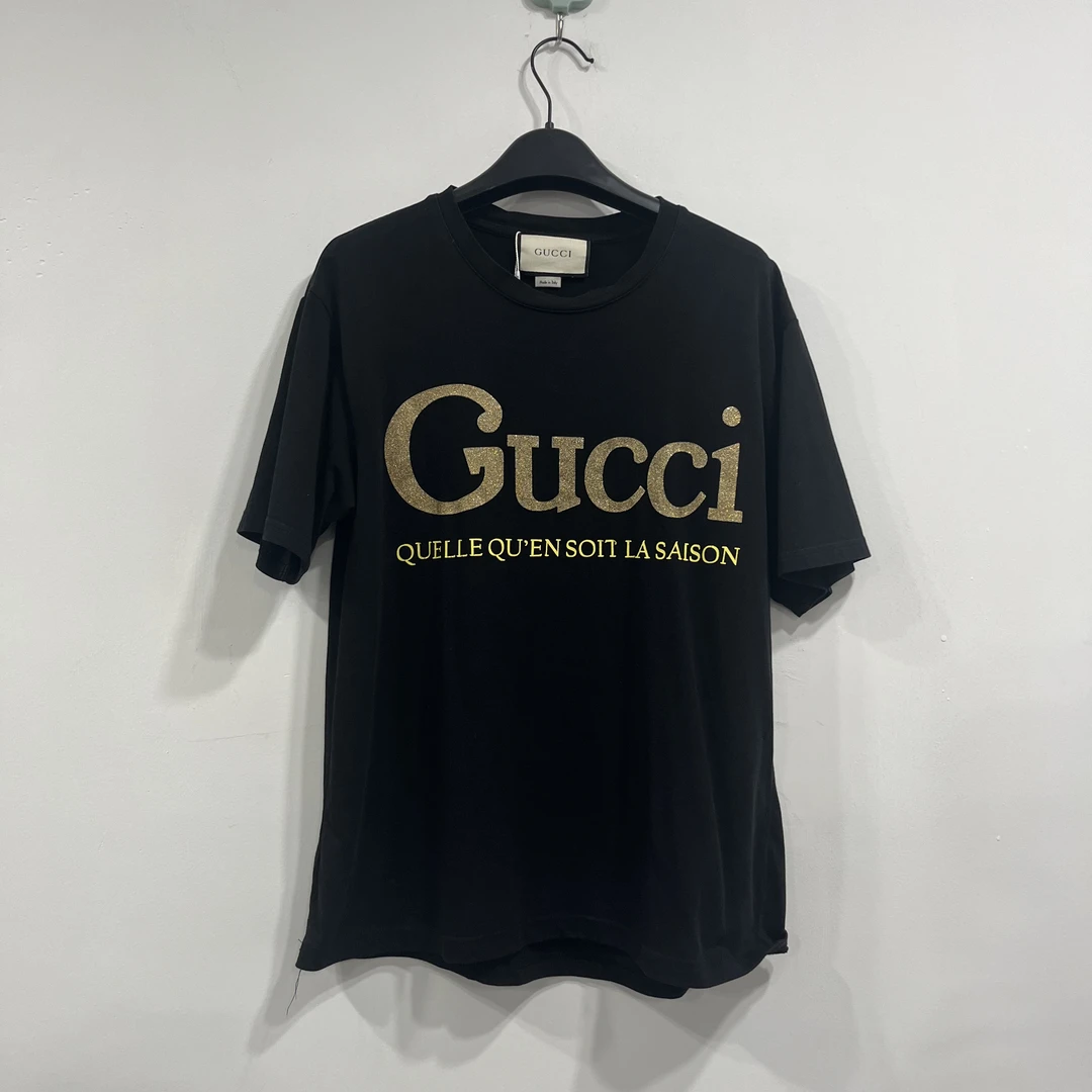 99新 GUCCI/古驰 95新 黑色短袖0177