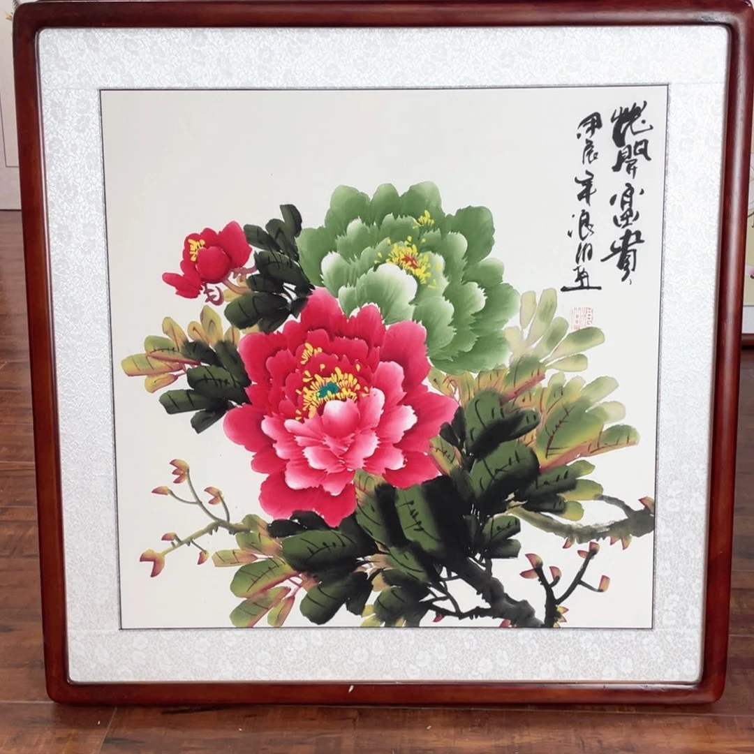 国画带框尺寸63*63厘米