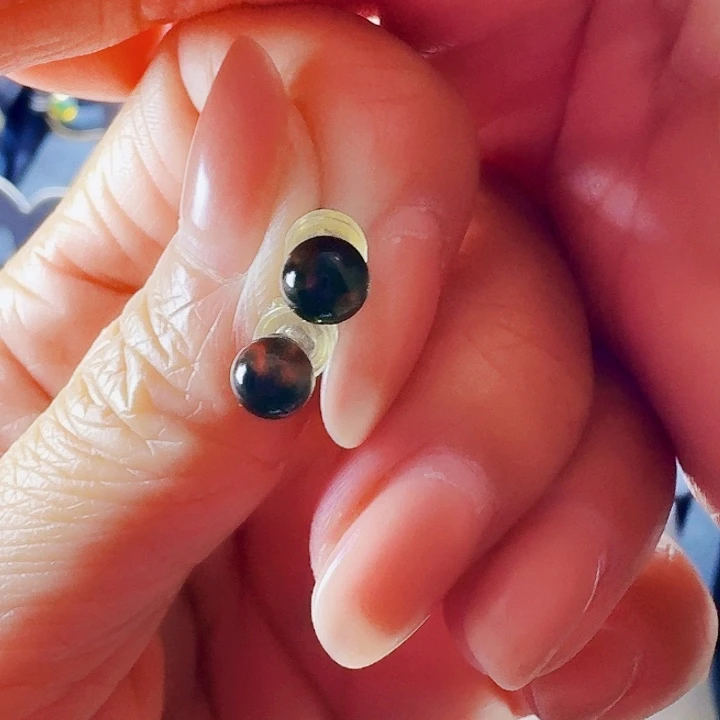 琥珀银S925镶嵌耳饰墨西哥