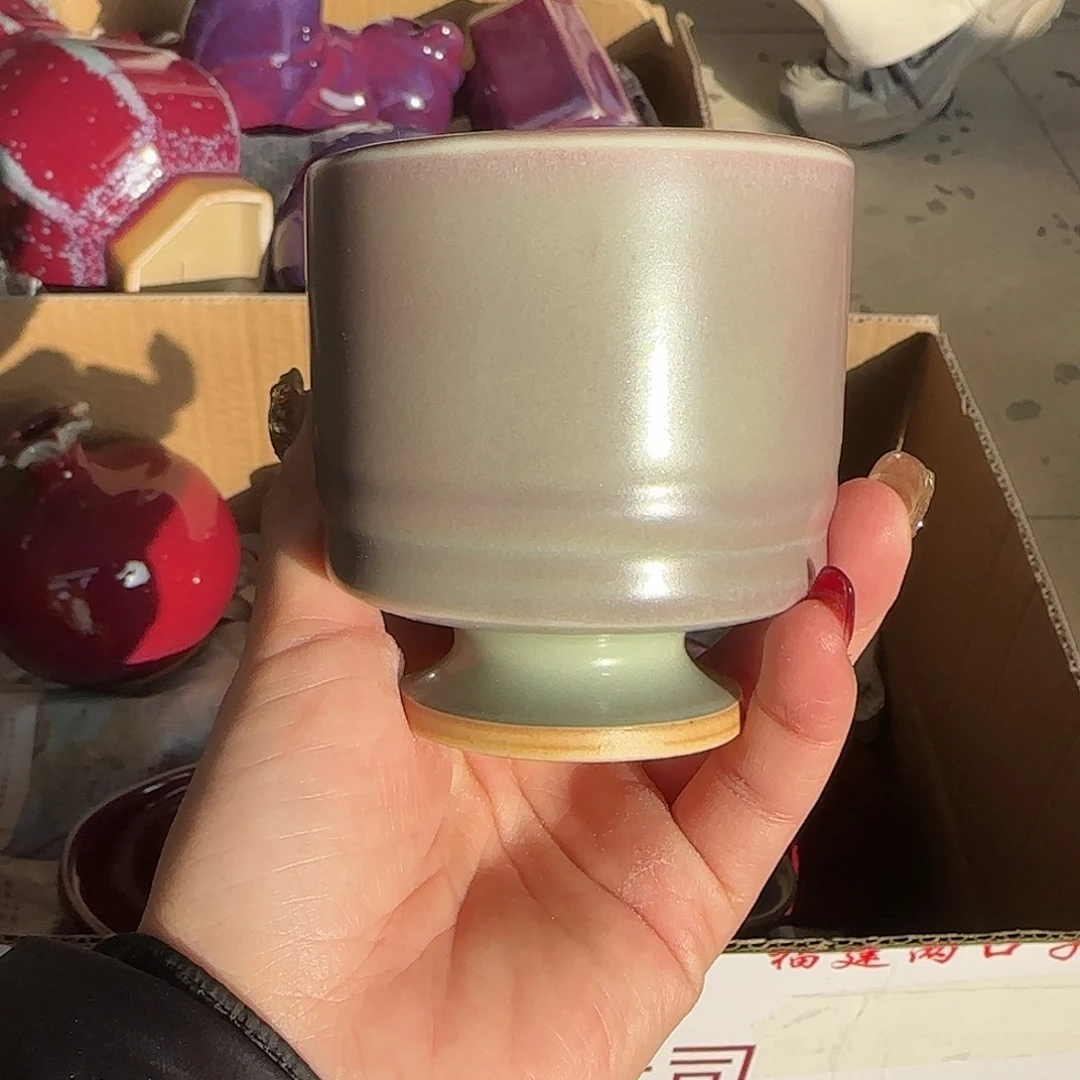 摆件陶郑家钧窑摆件