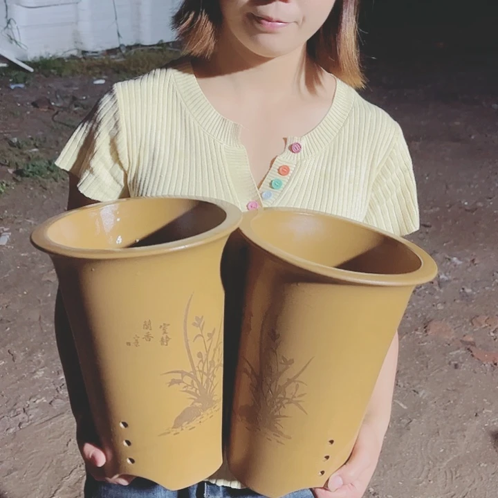 紫砂花盆宜兴紫砂精品花盆