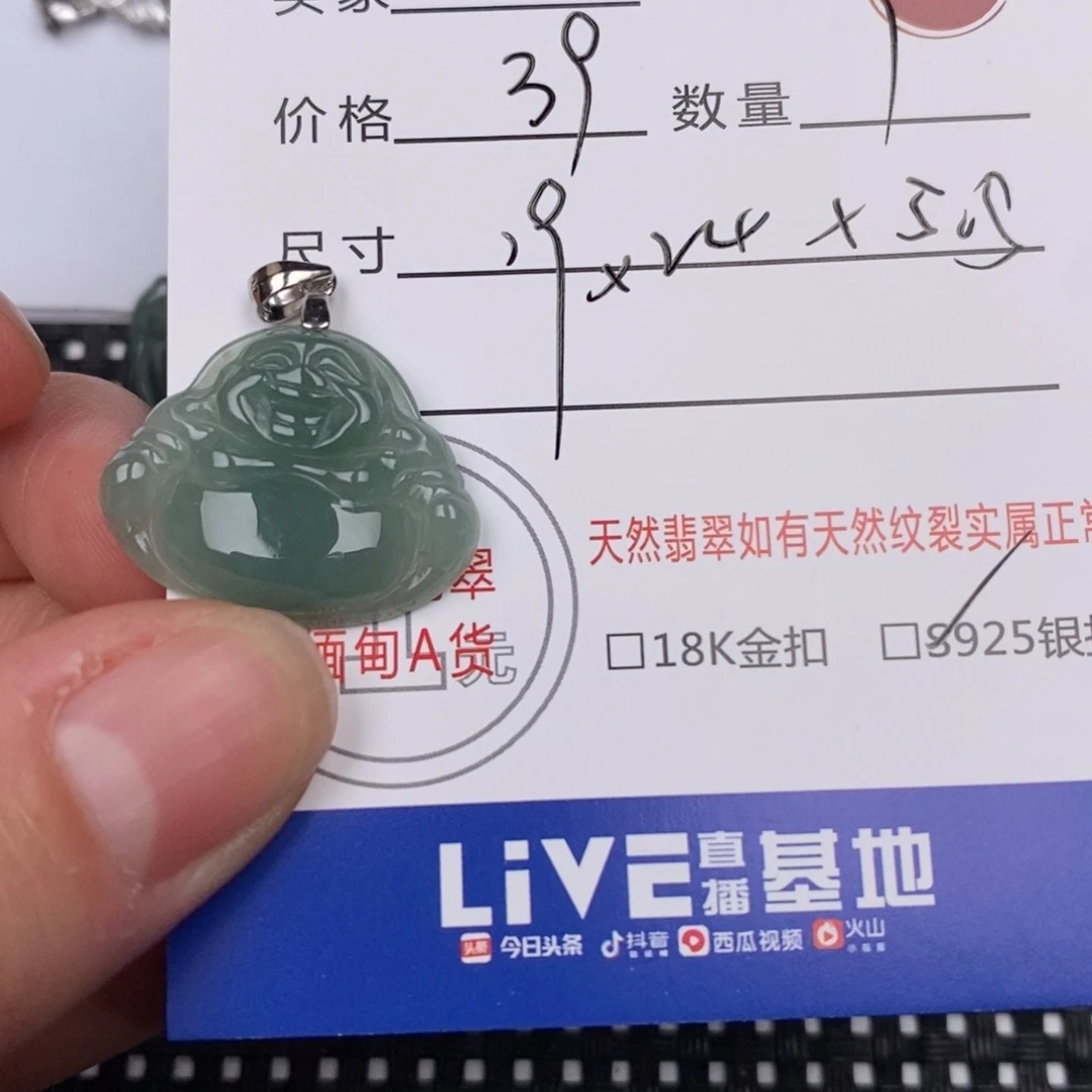 翡翠银S925镶嵌颈饰