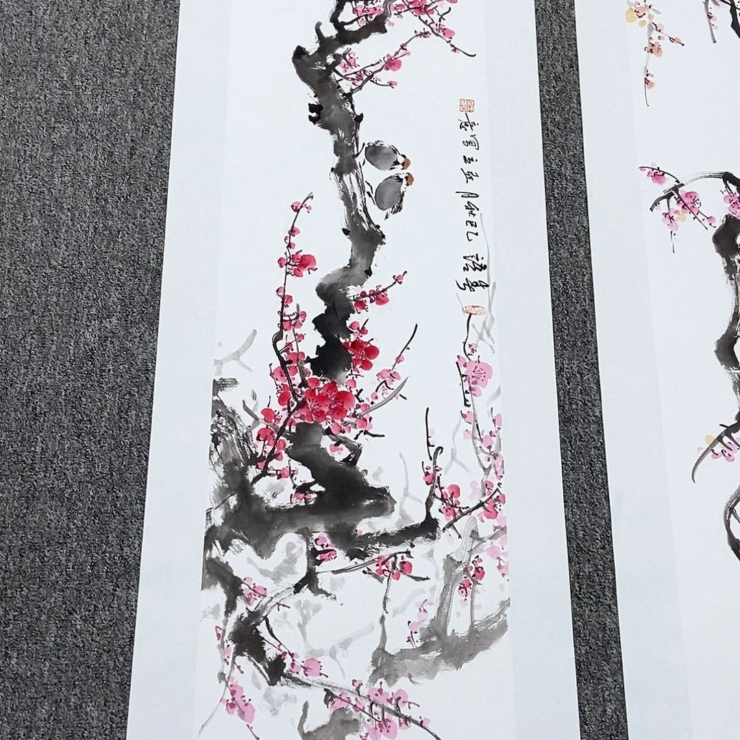 国画王亚立四尺对开精品佳作