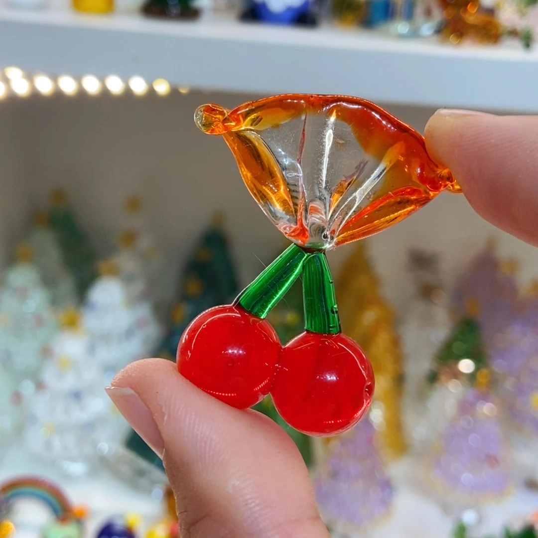 手工艺品琉璃樱桃