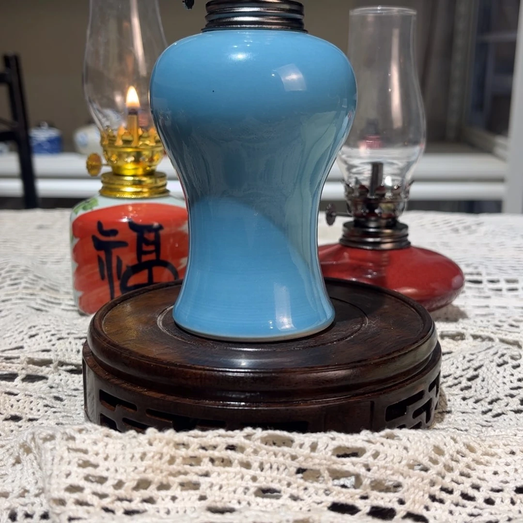 摆件景德镇陶瓷香薰灯