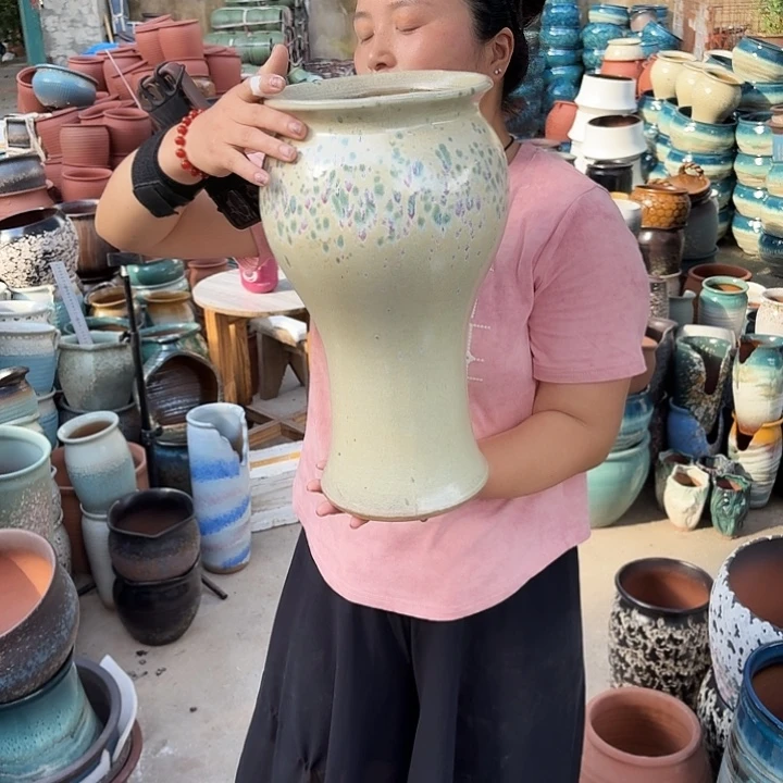 口20高39瑕疵一个盆子。