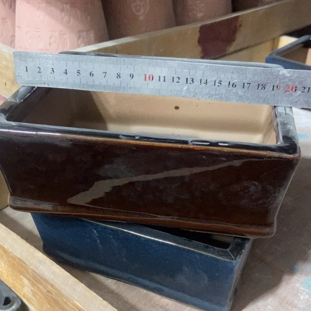 红陶微瑕高温陶瓷花盆