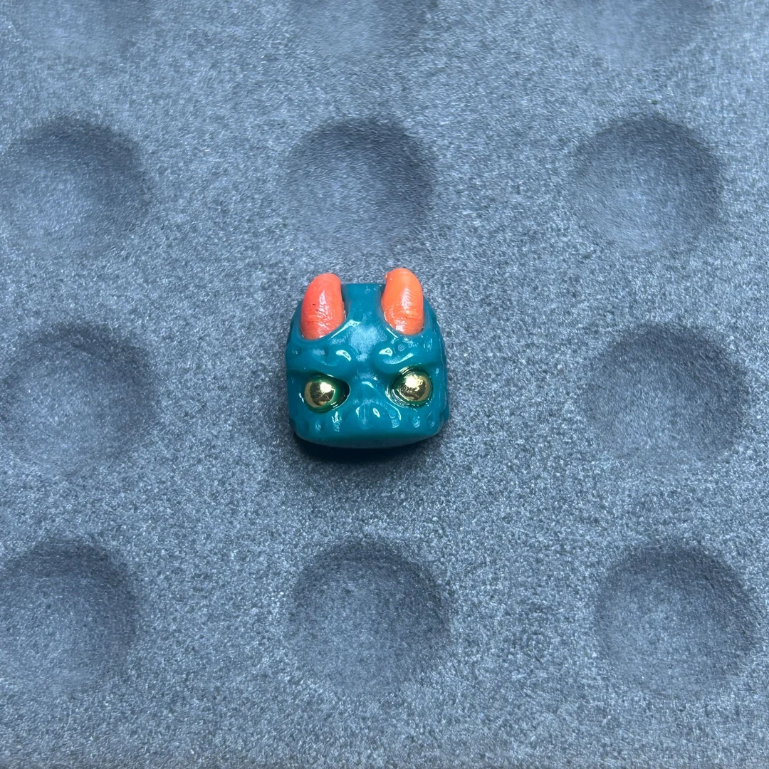 琉璃恶魔阿呆12MM文玩配饰腰珠背云