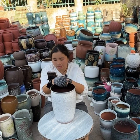 20口30高瑕疵一个盆。