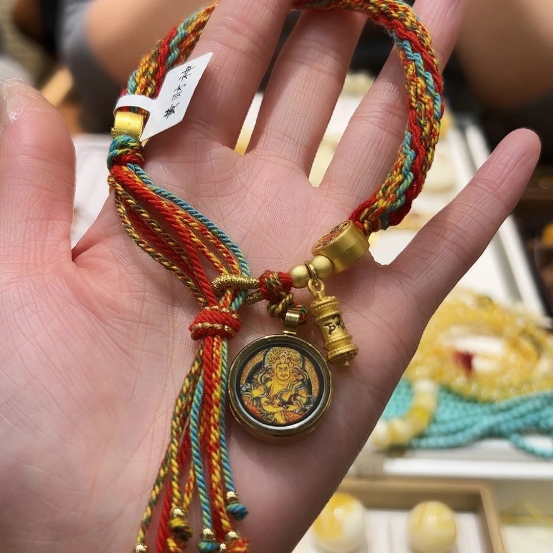 黄财神手绳手绳黄财神