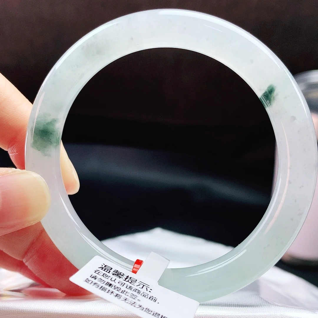 未镶嵌手镯翡翠55圆