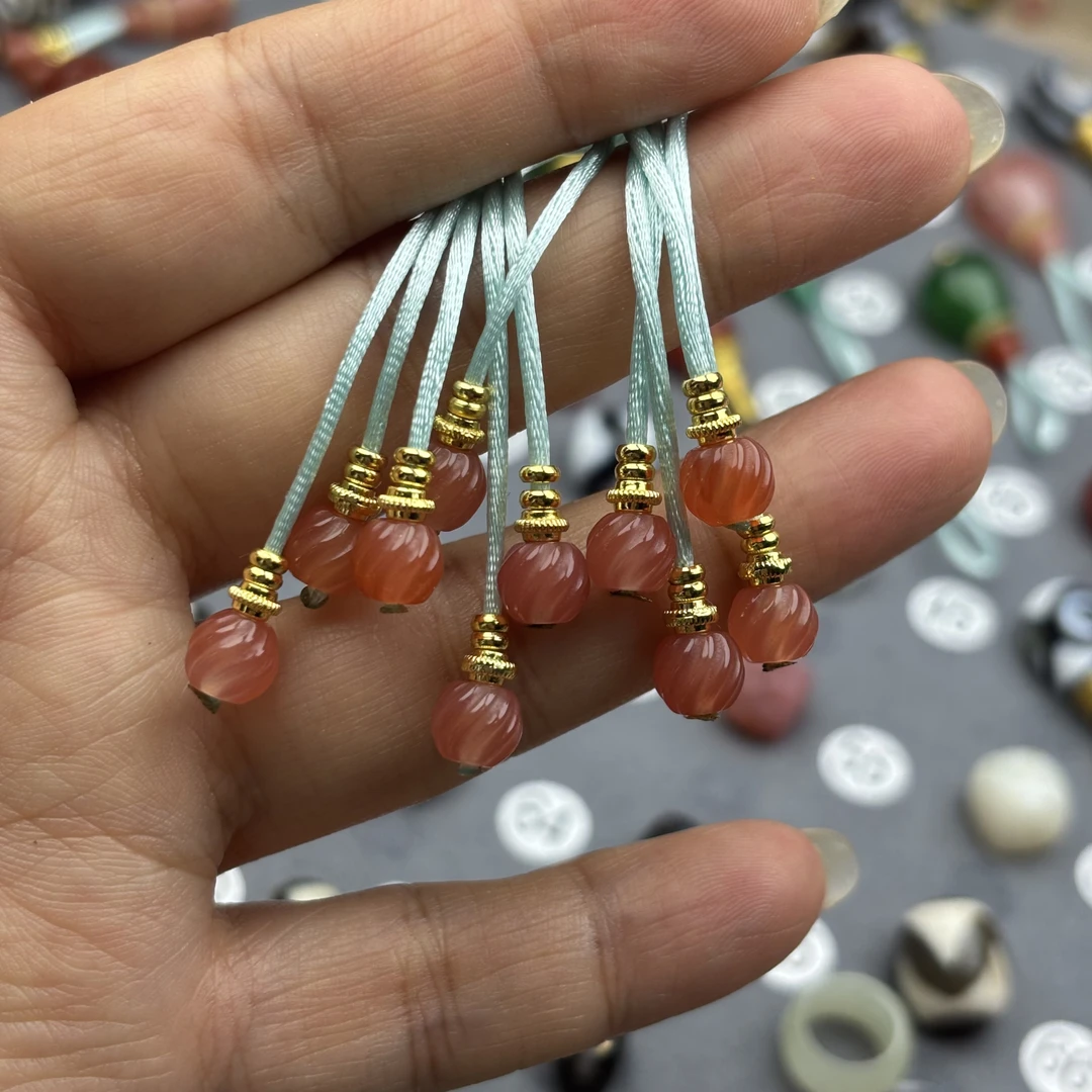 粉糯扭扭6m弟子珠颗颗精挑百搭文玩配饰饰品diy搭配