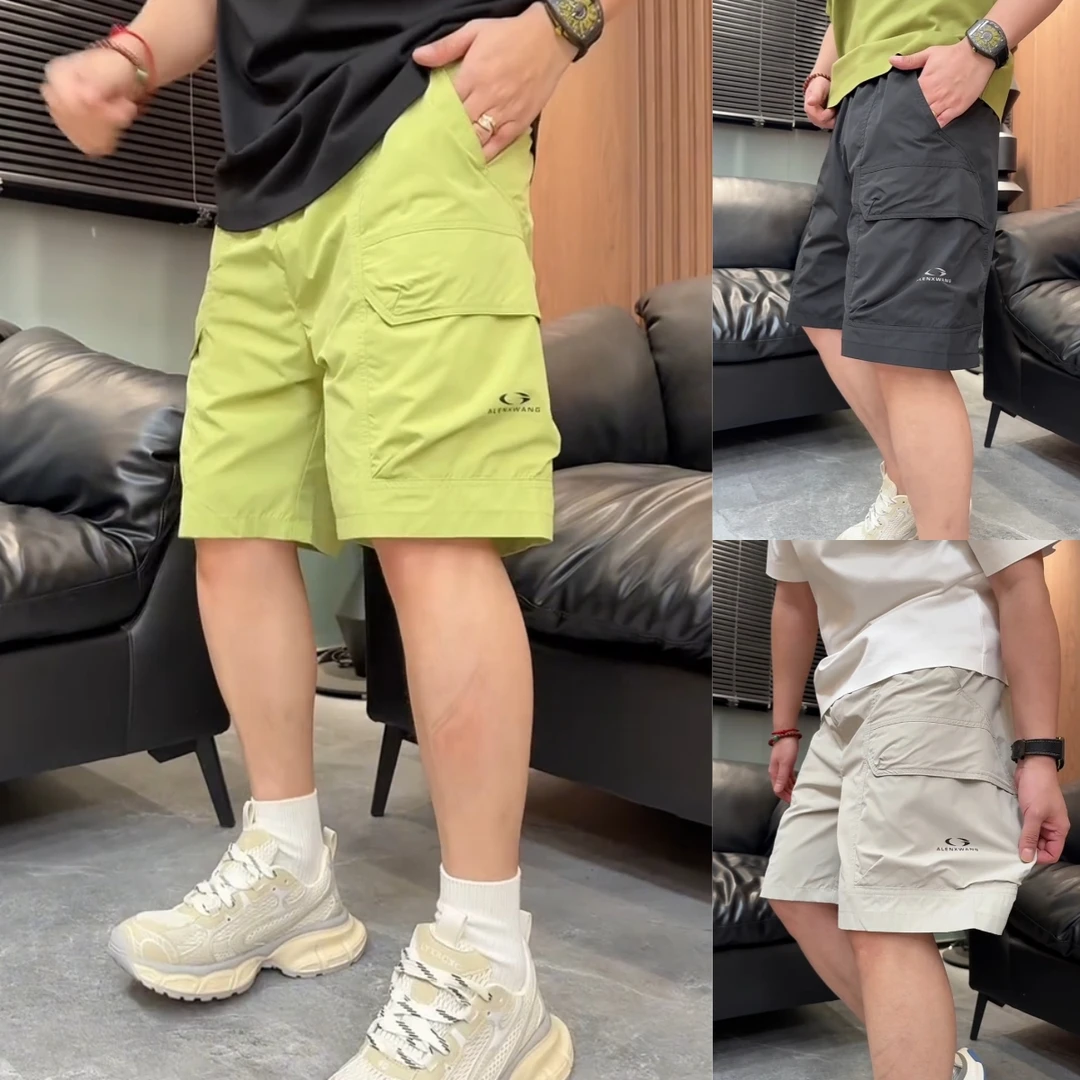 2025夏季常规款简约风宽松潮流速干百搭青年新款纯色工装运动短裤