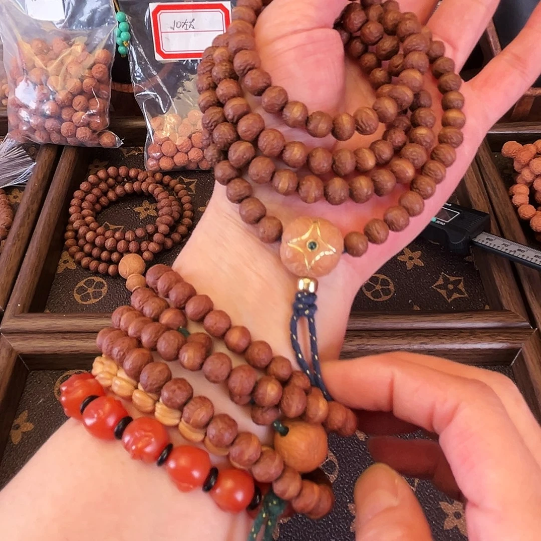 秘***凤眼菩提吊坠酸枣脖挂