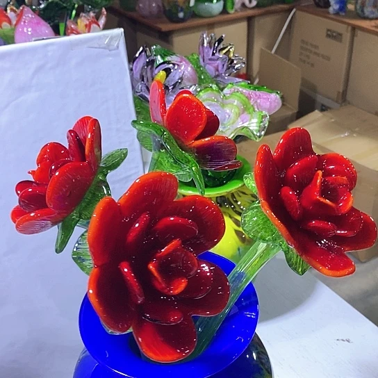 流露花四只高度47厘米左右
